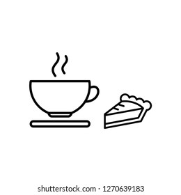 Cup of coffee and Sweet deserts time