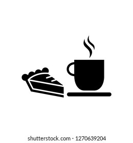 Cup of coffee and Sweet deserts time