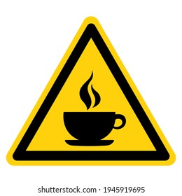 Cup Of Coffee Symbol Sign,Vector Illustration, Isolate On White Background Label. EPS10