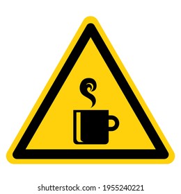 Cup Of Coffee Symbol Sign,Vector Illustration, Isolate On White Background Label. EPS10