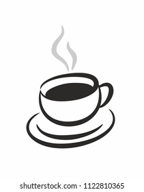 a cup of coffee (tea) 