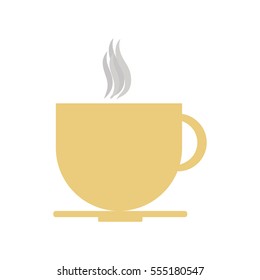 cup coffee tea chocolate hot vector illustration eps 10