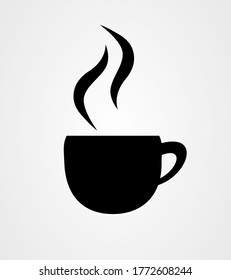 Copa de café. Taza de té. Taza de chocolate caliente. Logotipo