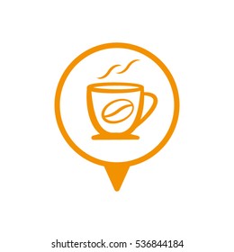 cup, coffee, tea, icon, vector illustration EPS 10