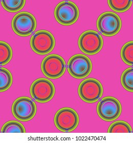 Cup of coffee or tea on background seamless pattern.