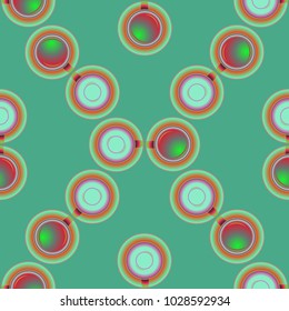 Cup of coffee or tea on background seamless pattern.