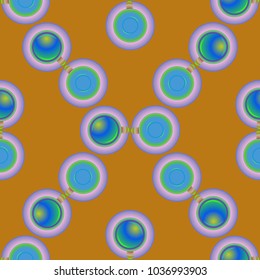 Cup of coffee or tea on background seamless pattern.