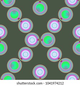 Cup of coffee or tea on background seamless pattern.
