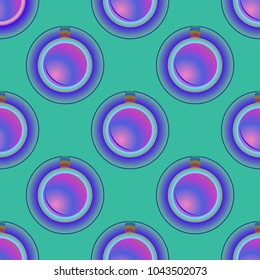 Cup of coffee or tea on background seamless pattern.