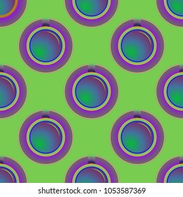 Cup of coffee or tea on background seamless pattern.