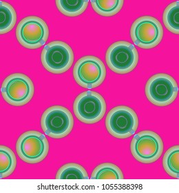 Cup of coffee or tea on background seamless pattern.