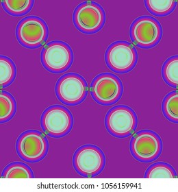 Cup of coffee or tea on background seamless pattern.