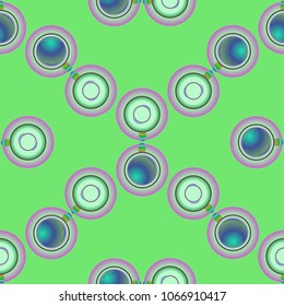 Cup of coffee or tea on background seamless pattern.