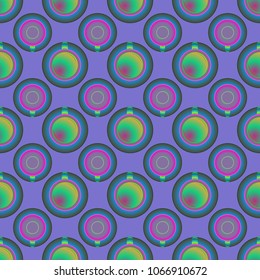 Cup of coffee or tea on background seamless pattern.