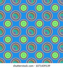 Cup of coffee or tea on background seamless pattern.