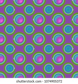 Cup of coffee or tea on background seamless pattern.