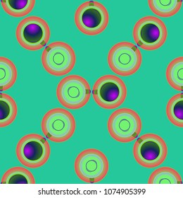 Cup of coffee or tea on background seamless pattern.