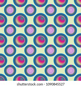 Cup of coffee or tea on background seamless pattern.