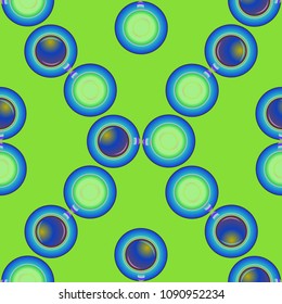 Cup of coffee or tea on background seamless pattern.
