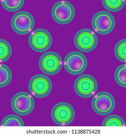 Cup of coffee or tea on background seamless pattern.