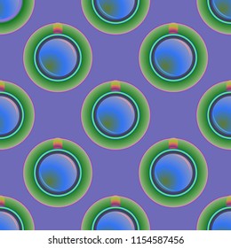 Cup of coffee or tea on background seamless pattern.