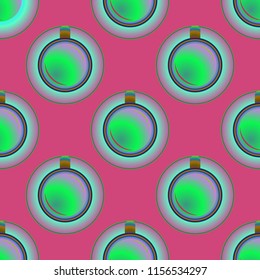 Cup of coffee or tea on background seamless pattern.