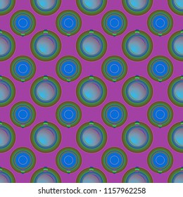 Cup of coffee or tea on background seamless pattern.