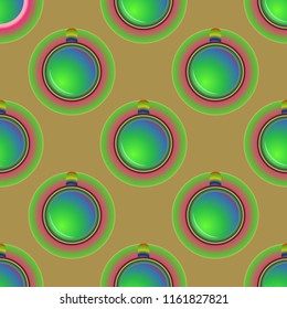 Cup of coffee or tea on background seamless pattern.