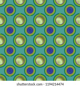 Cup of coffee or tea on background seamless pattern.