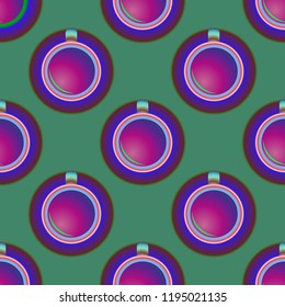 Cup of coffee or tea on background seamless pattern.