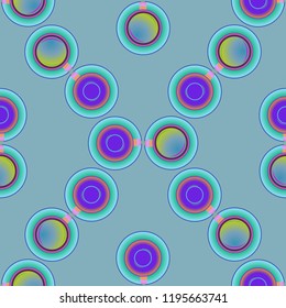 Cup of coffee or tea on background seamless pattern.