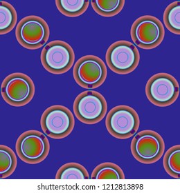 Cup of coffee or tea on background seamless pattern.