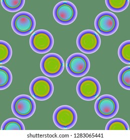 Cup of coffee or tea on background seamless pattern.