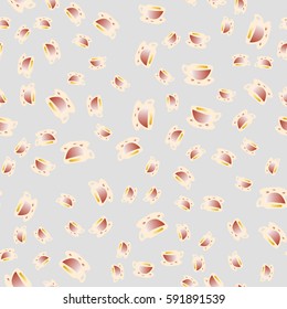Cup of coffee or tea on background seamless pattern.