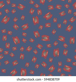 Cup of coffee or tea on background seamless pattern.