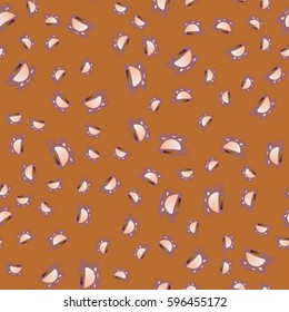 Cup of coffee or tea on background seamless pattern.