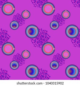 Cup of coffee or tea on beans background seamless pattern.