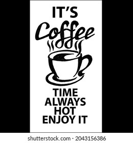 cup of coffee with text