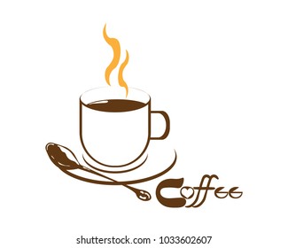 cup coffee vector.
