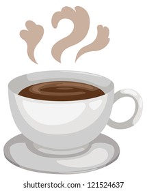 Cup of coffee vector