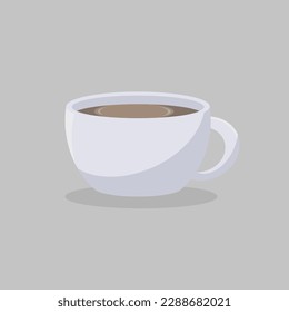 a cup of coffee vector