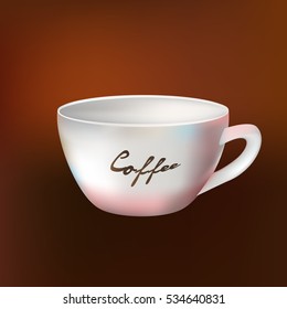  cup of coffee. vector