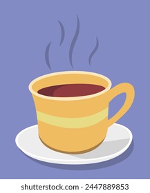 Cup of Coffee Vector art and Illustration