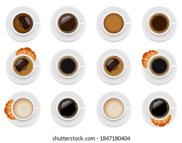 Cup of coffee vector design illustration isolated on white background