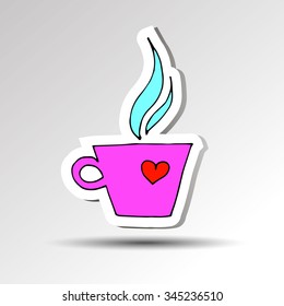 cup coffee vector drink espresso icon tea