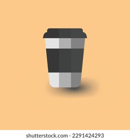 cup of coffee	. vector EPS 10.
