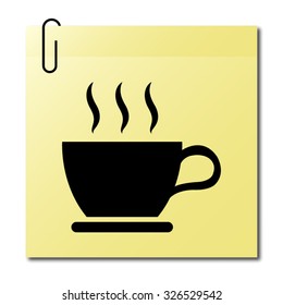 cup of coffee - vector icon