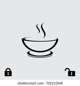 Cup of coffee vector icon