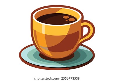 cup of coffee vector,  icon vector illustration, cup of coffee silhouette of a cup of coffee  isolated on a white background, eps, png,   vector, silhouette,