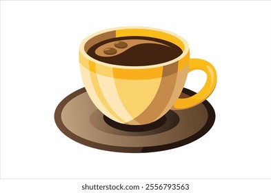 cup of coffee vector,  icon vector illustration, cup of coffee silhouette of a cup of coffee  isolated on a white background, eps, png,   vector, silhouette,